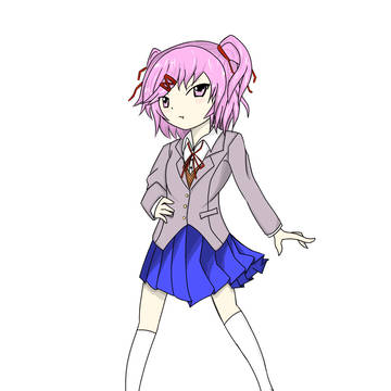 DDLC ナツキ ZUN絵風
