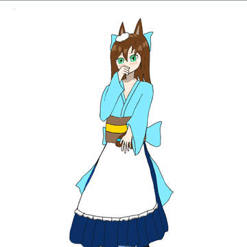 バレンタインで和メイドな哲学者ちゃん