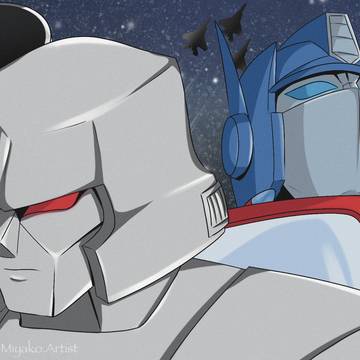 Megatron and Optimus Prime