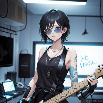 cyber-guitarist