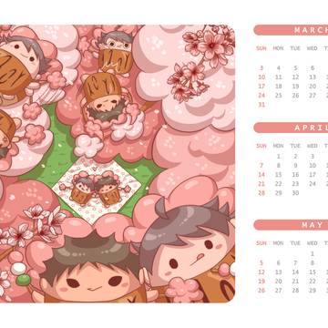 及岩もりVer. 2024 calendar