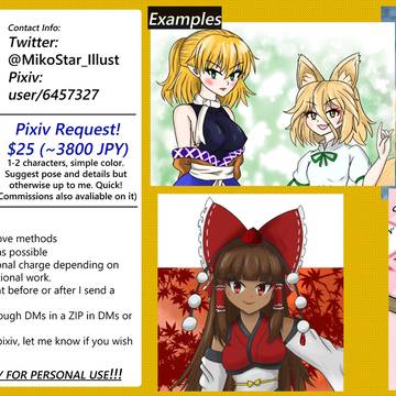 Commission and Request Details!