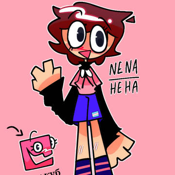 My oc and cube self :)