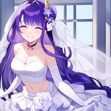 Wedding Dress Raiden Shogun