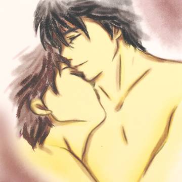 瞼にキスを