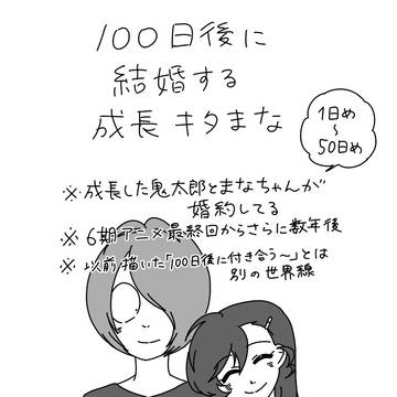 100日後に結婚する成長キタまな