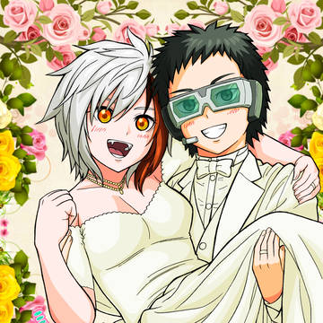 ご結婚おめでとうございます!!（丘音ナイトと三毛音わかば）