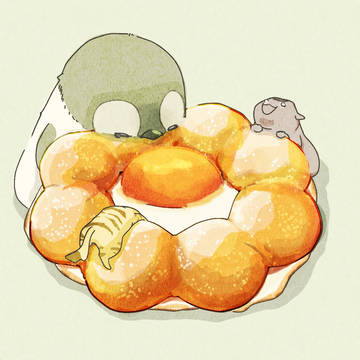 やってみたいポンデ目玉焼き