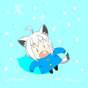 田舎の雪フブキ