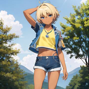 電光石火の格闘少女