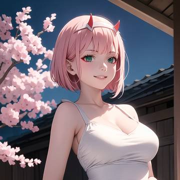 Zero two just being cute :)