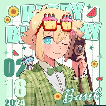 Happy Birthday, Basil!!! ✨🎉