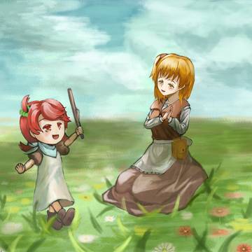 リンゴとラキシュ