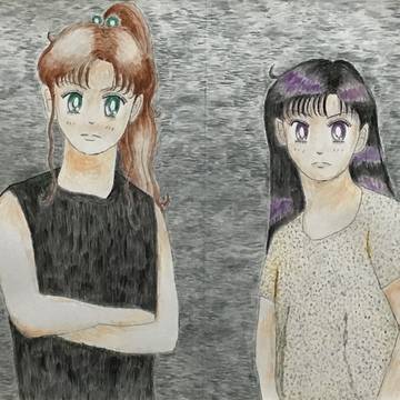 水彩画セーラームーン