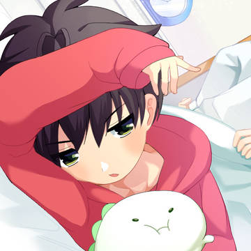 寝起き男子
