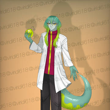 創作キャラクター 立ち絵🦎