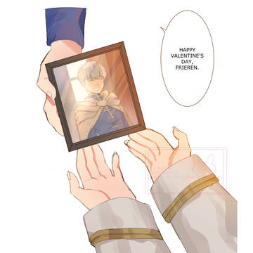Himmel gives Frieren a gift ✨