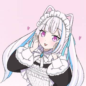 メイド衣装リゼ様眼鏡なし差分