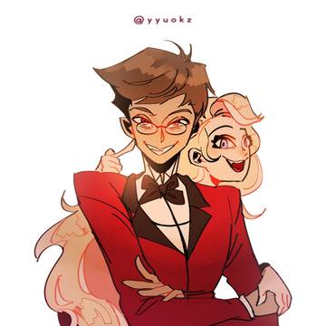 Charlastor human AU 1