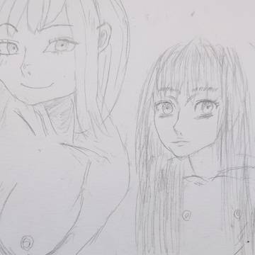 斜め顔練習
