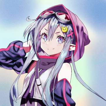 ポップでパープルな少女