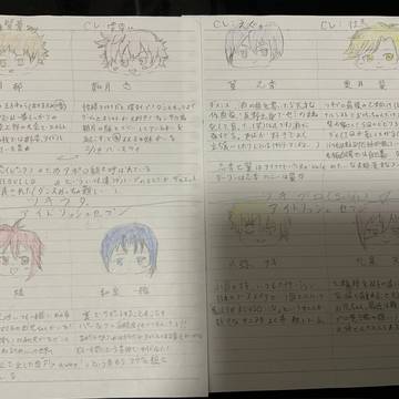 声優のヲタクが描いてみた！！　ツキウタ＆SQ＆アイナナ布教シート