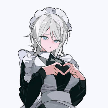 女仆装浮浮的无表情love