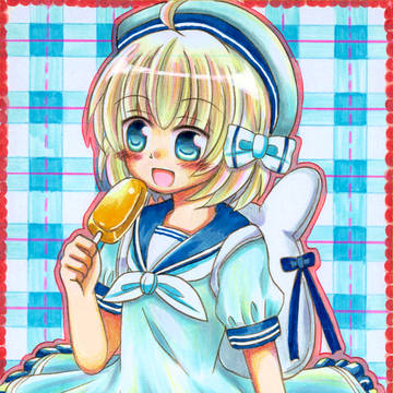 ミニ色紙イラスト