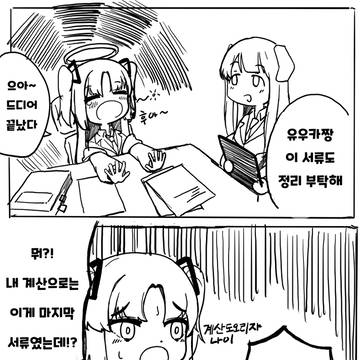 땡깡부리는 유우카