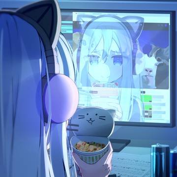 作業の休憩に入ったが既に徹夜テンションの奏