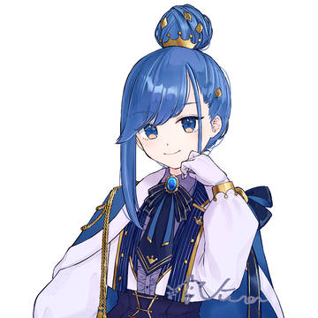 【お仕事絵】王様あお 様
