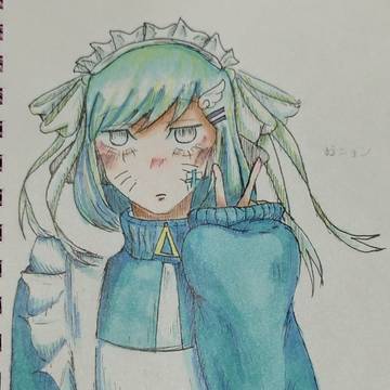 天使界隈ニョンと初描きランダル