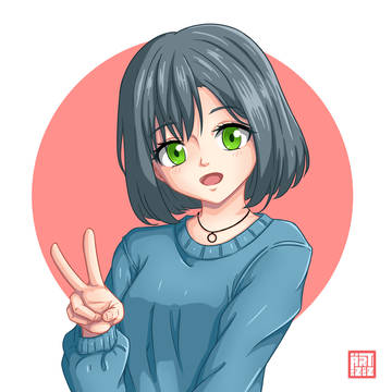My OC... Rikka