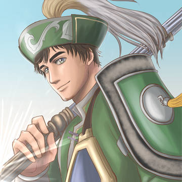流星の誓い６　展示イラスト