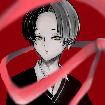 リボンの輪で