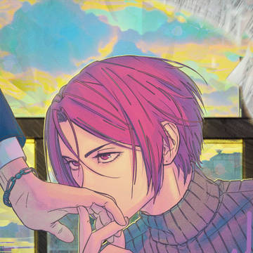 Rin kissing hand
