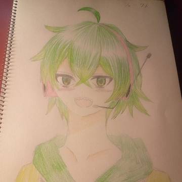 ワイテルズのシャークんさんを描きました