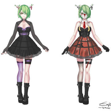 Goth Fauna Outfit Prediction.