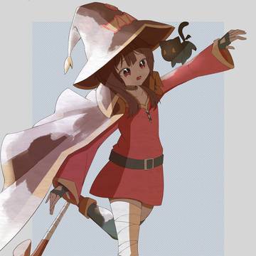 Megumin Falling Over