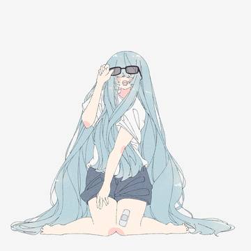 サングラスメカクレちゃん