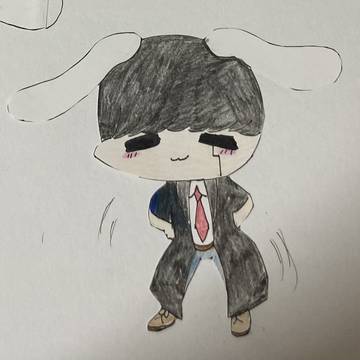 初描きマッシュくん✨