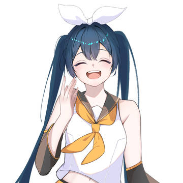 リンちゃんの服を着てルンルンな初音ミク