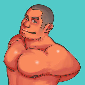 ガチムチ坊主