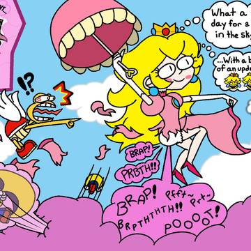 Peach's Big Blowout ☂️🍑💨