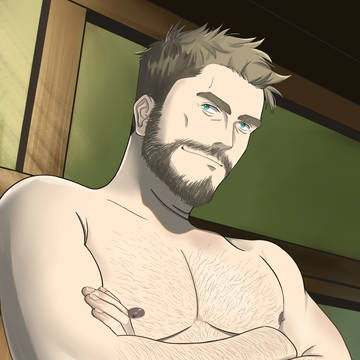 腕組みおじさん