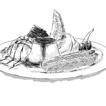 プリンアラモード