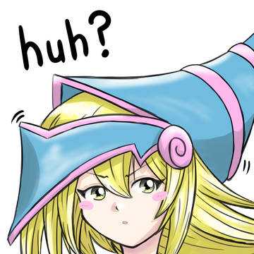 落書きブラックマジシャンガール