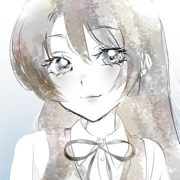 女の子ラフ