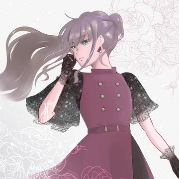 【マヌカン】一輪の赤薔薇【贈呈の儀】