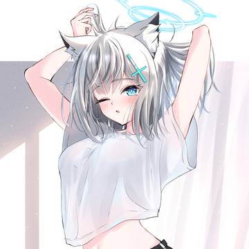部屋着シロコ